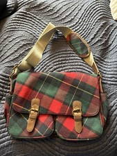 Tartan felt satchel for sale  KETTERING
