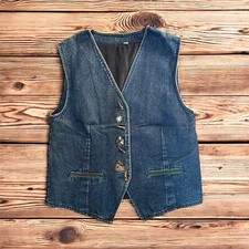 Gilet jeans tirolese usato  Primiero San Martino di Castrozza