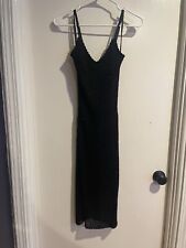 Vestido de festa Basix II preto com miçangas de crochê XS comprar usado  Enviando para Brazil