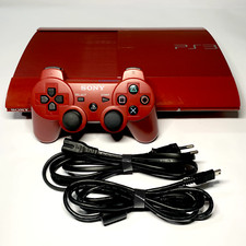 CONSOLE PS3 SUPER SLIM 12GB ROSSA PLAYSTATION 3 OTTIMA + CAVI E CONTROLLER SONY, używany na sprzedaż  Wysyłka do Poland