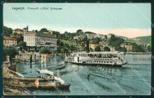 Lugano battello postcard usato  Gambolo