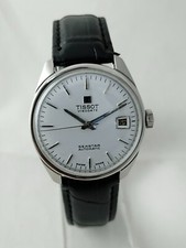 Usado, Relógio suíço masculino TISSOT Visodate Seastar corda automática data empurrando branco comprar usado  Enviando para Brazil