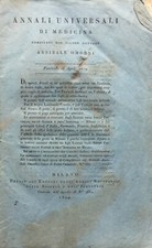 Medicina universal Annals. 1829. Volume Li. Fasc. 148 April Omodei, Hannibal comprar usado  Enviando para Brazil