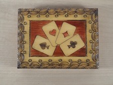 Vintage lcquered handcarved for sale  RUGBY