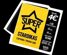 Tarjeta SIM prepago Telia SUPER Estonia, con saldo inicial de 4€ segunda mano  Embacar hacia Mexico