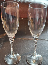 Pair orrefors crystal for sale  WARRINGTON