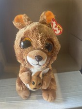 TY Beanie Babies Kangaroo Kipper 6 polegadas com etiqueta/bicho de pelúcia 2017 comprar usado  Enviando para Brazil