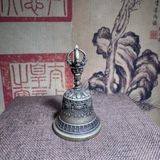 Templo do budismo tibetano sino de bronze pendurar sino Zhong Instrumento musical estatuetas, usado comprar usado  Enviando para Brazil