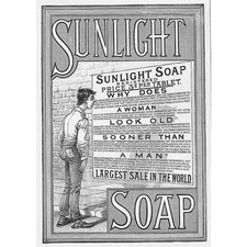 Sunlight soap poster for sale  GLASGOW