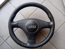 Audi A6, C5 (2001-2004) 4B allroad C5 Black Leather Steering Wheel with Air Bag comprar usado  Enviando para Brazil