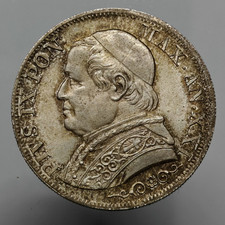 Lira 1866 busto usato  Villaricca