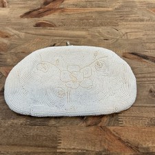 Bolsa de mão vintage branca com miçangas bolsa formal festa de casamento noite comprar usado  Enviando para Brazil