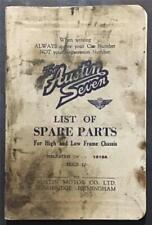Austin seven cars for sale  LEICESTER