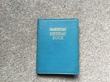 Vtg shakespeare birthday for sale  HIGH WYCOMBE