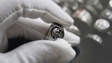 ANEL DE HONRA DE CAVEIRA ALEMÃO WWI WWII Wermacht tamanho 10 comprar usado  Enviando para Brazil