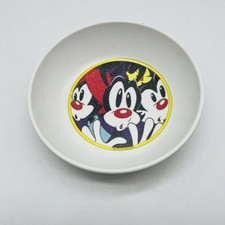 Tigela de cereal infantil vintage Animaniacs 6” Warner Brothers Wakko, Yakko, Dot comprar usado  Enviando para Brazil