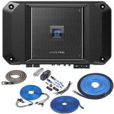 Usado, Amplificador de carro Alpine R2-A60F 600W RMS classe D 4 canais com kit de amplificador comprar usado  Enviando para Brazil