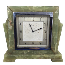 Mantle clock green for sale  BARNSTAPLE