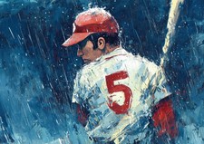 Cartão de arte Johnny Bench 1/1 PaintOholic assinado ÚNICO DE UM TIPO comprar usado  Enviando para Brazil