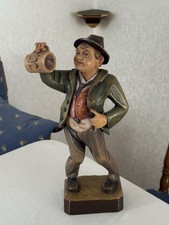 Holzschnitzerei mann krug gebraucht kaufen  Idstein