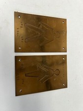 Pair vintage brass for sale  SUNDERLAND