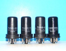 Amplificador de metal áudio rádio 6J5 Tung-Sol vácuo 4 tubos válvulas testadas 6J5GT 6J5G, usado comprar usado  Enviando para Brazil