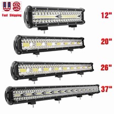 Usado, Barra de luz LED Nilight Triple Row 37" 26" 20" 12 polegadas combo Spot Flood OffRoad 4WD comprar usado  Enviando para Brazil