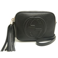 Bolsa de ombro GUCCI Soho 722319 couro preto OUTLET/253123 comprar usado  Enviando para Brazil
