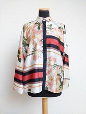 Weiß schwarz blumen gebraucht kaufen  Chamerau