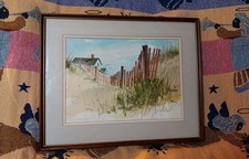 Vintage watercolor shore d'occasion  Expédié en Belgium