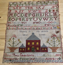 Antique sampler georgian for sale  CREWKERNE