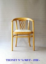 Fauteuil cuir thonet d'occasion  Logelbach