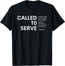 NOVA CAMISETA LIMITADA chamada para servir - Gospel Christian Missions Design P-3XL comprar usado  Enviando para Brazil