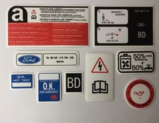 Usado, Decalques de compartimento de motor Ford Escort MK4 XR3i EFi - melhores e mais baratos comprar usado  Enviando para Brazil