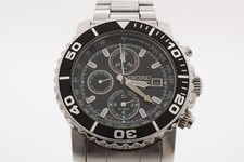 Usado, LEIA![N ESTADO PERFEITO]▶️SEIKO 7T62-0CV0 cronógrafo mostrador preto quartzo masculino do Japão #88 comprar usado  Enviando para Brazil