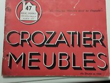 Crozatier meubles catalogue d'occasion  Hirson