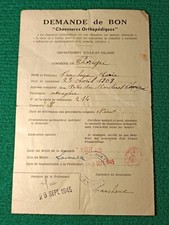 Request for voucher d'occasion  Expédié en Belgium