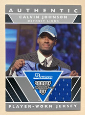 Camiseta Rookie Card 2007 Bowman Football Calvin Johnson Draft Day Selections 🔥 comprar usado Camiseta Rookie Card 2007 Bowman Football Calvin Johnson Draft Day Selections 🔥 comprar usado  Enviando para Brazil