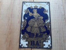 étiquette ancienne fil d'occasion  Pleyben