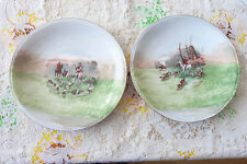 Assiettes peintes porcelaine d'occasion  Descartes