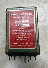 Pacote de relé amplificador NAMCO-LEUZE EP150-34000A 120VAC comprar usado  Enviando para Brazil