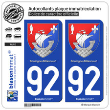 Blasons plaque immatriculation d'occasion  Balaruc-les-Bains