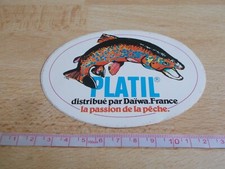 Autocollant pêche platil d'occasion  Toulon-