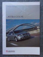 Folheto VAUXHALL ASTRA COUPE original 2001 Reino Unido Mkt completo 32pp - Bertone Coupe Turbo comprar usado  Enviando para Brazil