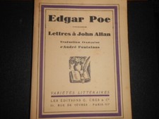 Edgar poe 1930 d'occasion  Saint-Cyr-sur-Loire