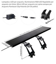 Lampada led acquario usato  Carpi