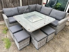 Seater rattan corner for sale  BRENTFORD