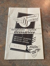 Kiekhaefer mercury accessories for sale  Justice