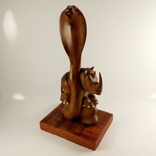 Wooden sculpture featuring for sale  NORWICH