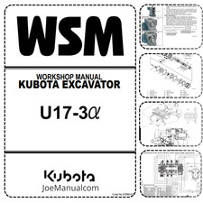 Używany, KUBOTA U17-3 Alfa Koparka Instrukcja warsztatowa PDF na sprzedaż  PL